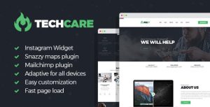 TechCare - Electronics Repair WordPress Theme