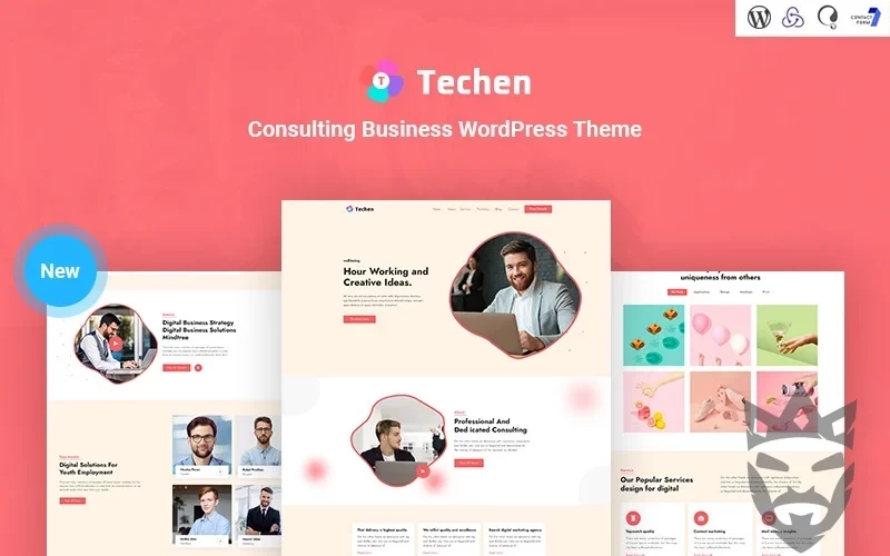 Techen - Consulting Business Responsive WordPress Theme