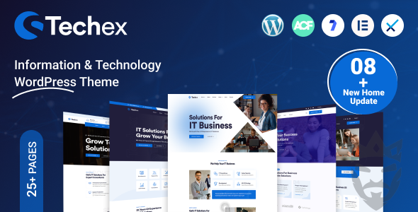 Techex - IT Solutions  Technology WordPress Theme