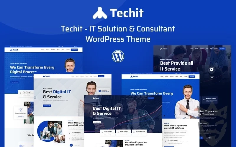 Techit - IT Solution & Consultant WordPress Theme