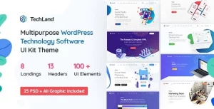 Techland - Saas Startup WordPress Technology Theme