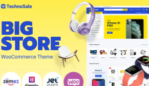 TechnoSale - Modern Online ECommerce Grocery Store WooCommerce Theme download