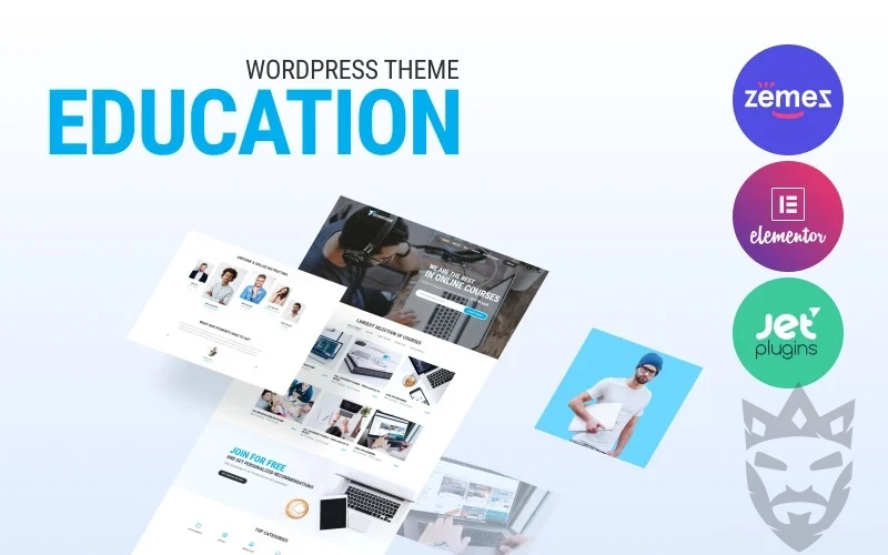 Technotour - Education Courses Minimal WordPress Elementor Theme WordPress Theme