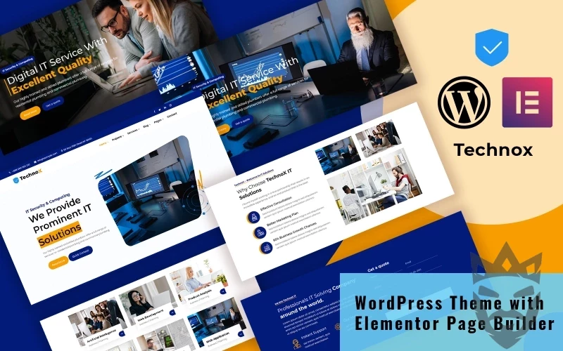 Technox - Consulting and IT Business WordPress Elemtntor Theme WordPress Theme