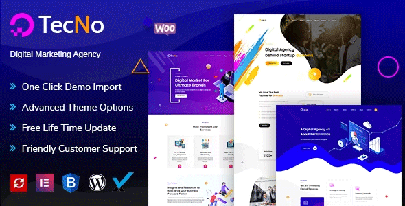 Tecno - Creative Agency WordPress Theme