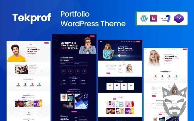 Tekprof - Creative Portfolio Elementor WordPress Theme