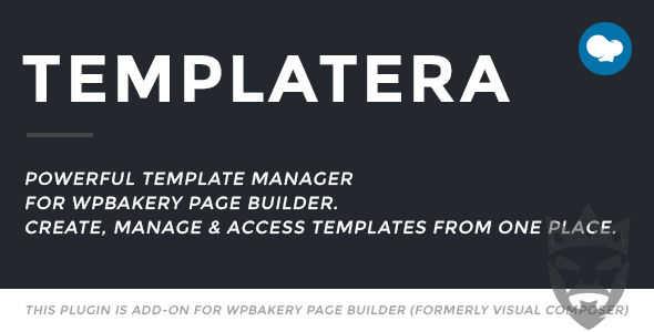 Templatera - Template Manager for WPBakery Page Builder