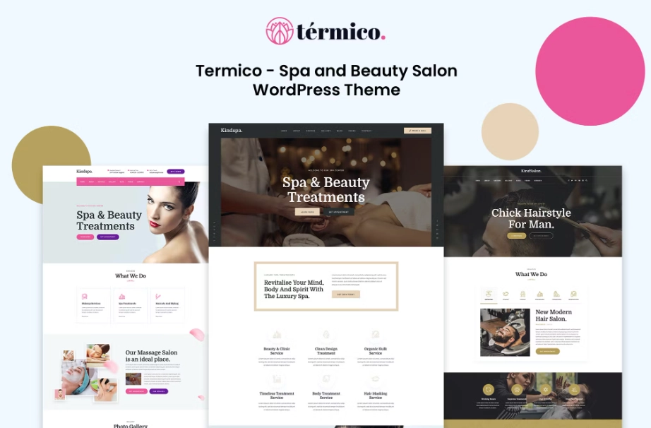 Termico - Spa and Beauty Salon WordPress Theme