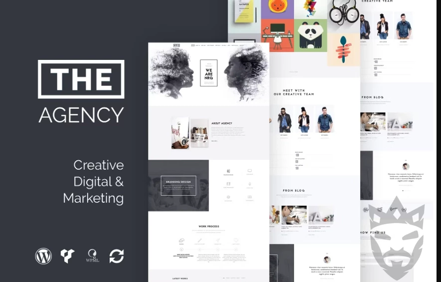 The Agency - Creative One Page Agency WP Theme