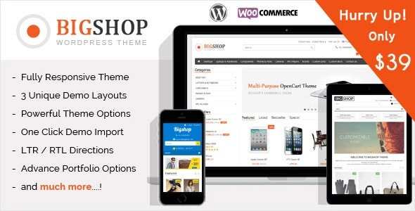 The Bigshop - WooCommerce WordPress Theme!