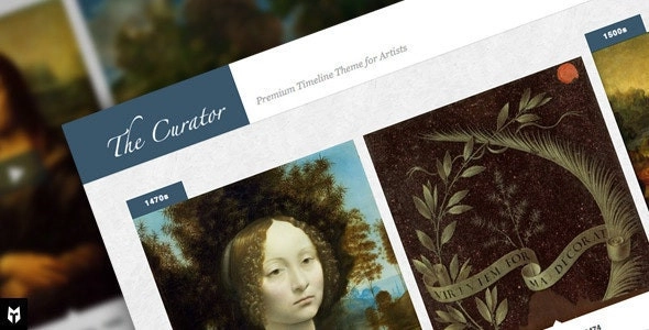 The Curator - Premier WP Timeline Theme for Artists