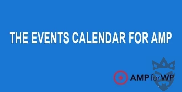 The Events Calendar for AMP