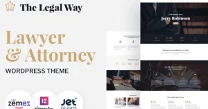 The Legal Way - Lawyer & Attorney WordPress Theme