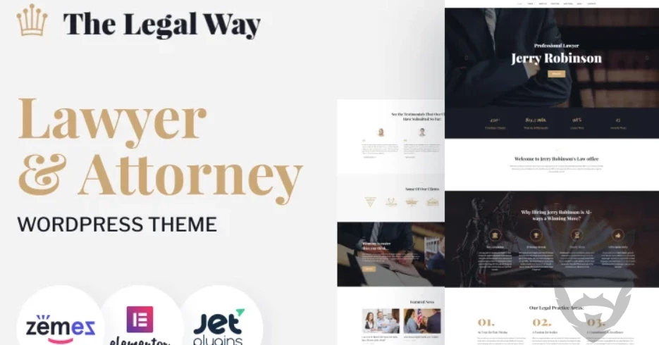 The Legal Way - Lawyer & Attorney WordPress Theme