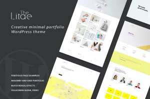 The Litae - Minimal Portfolio WordPress Theme