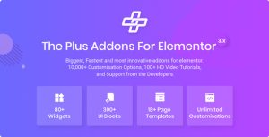 The Plus - Addon for Elementor Page Builder WordPress Plugin