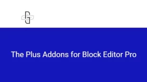 The Plus Addons for Block Editor Pro