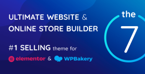 The7 — Ultimate Website  Online Store Builder for WordPress and WooCommerce