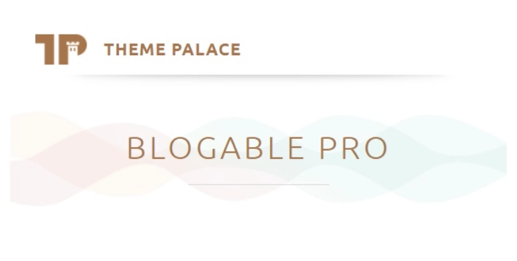 Theme Palace Blogable Pro