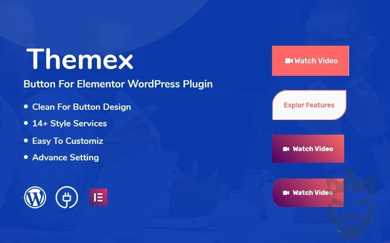 Themex Button For Elementor WordPress Plugin