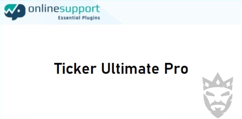 Ticker Ultimate Pro  – Essential Plugin