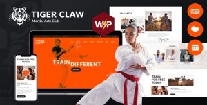 Tiger Claw | Martial Arts School and Fitness Center WordPress Theme