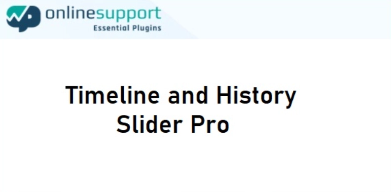 Timeline and History Slider Pro  – Essential Plugin