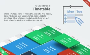 Timetable for Calendarize it!