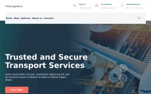 TishLogistics - Logistics and Transportation WordPress Theme