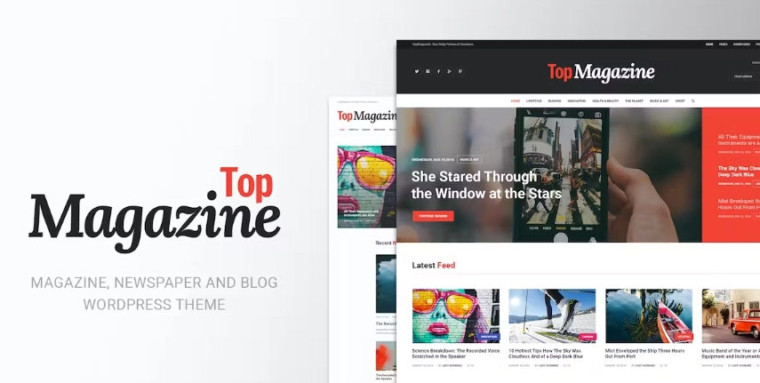 Top Magazine - News WordPress Theme