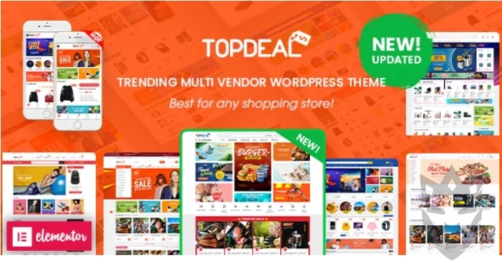 TopDeal - Multi Vendor Marketplace Elementor WooCommerce WordPress Theme (Mobile Layouts Ready)