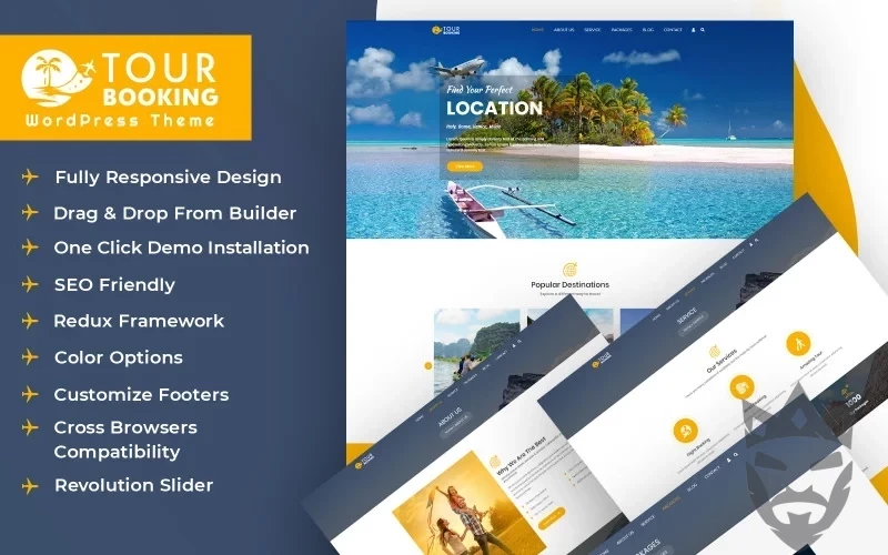 Tour Booking WordPress Theme