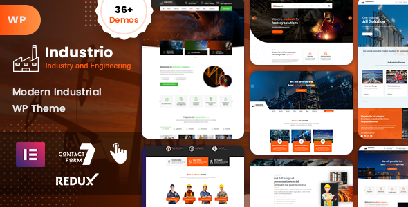 Industrial - Industry  Factory WordPress