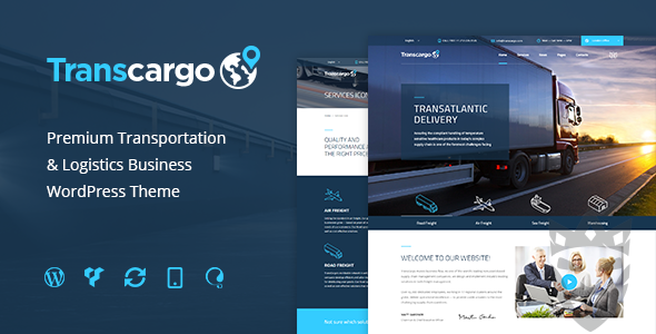 Transcargo - Transportation WordPress Theme for Logistics