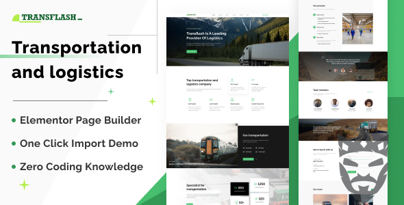 Transflash - Transportation and Logistics WordPress Theme