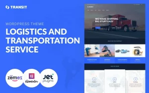 Transit - Logistics and Transportation Service WordPress Theme