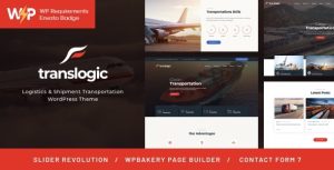 Translogic | Logistics  Shipment Transportation WordPress Theme