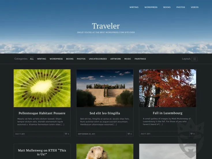 Traveler Theme