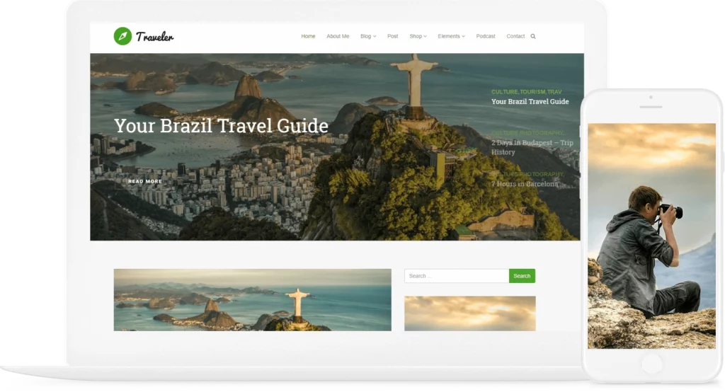 Traveler WordPress Theme