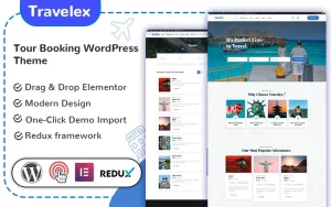 Travelex - Travel Booking WordPress Theme