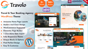 Travolo - Travel  Tour Booking WordPress Theme