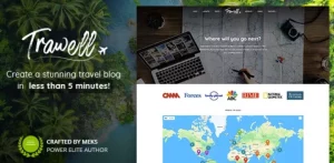 Trawell - Travel Blog WordPress Theme