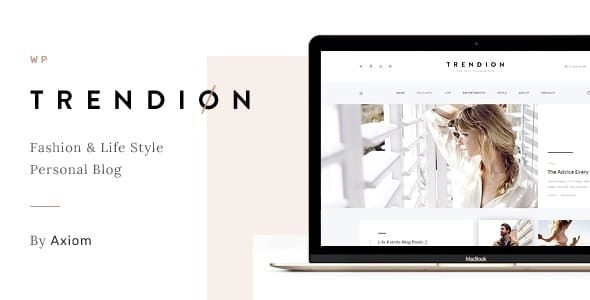 Trendion - Lifestyle Blog and Magazine Theme