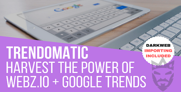 Trendomatic - Webz.io (formerly WebHose) + Google Trends Post Generator Plugin for WordPress