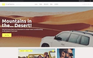 TripTastic - Travel Blog WordPress Theme