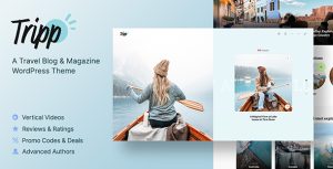 Tripp - Travel Blog  Magazine WordPress Theme