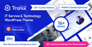 Tronix - IT Service And Technology WordPress Theme