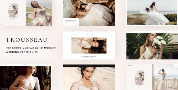 Trousseau - Bridal Shop WordPress Theme