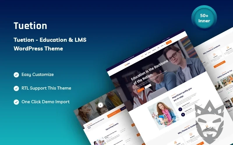 Tuetion - Education and LMS WordPress Theme