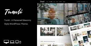 Tumli - A Personal Masonry Style WordPress Theme